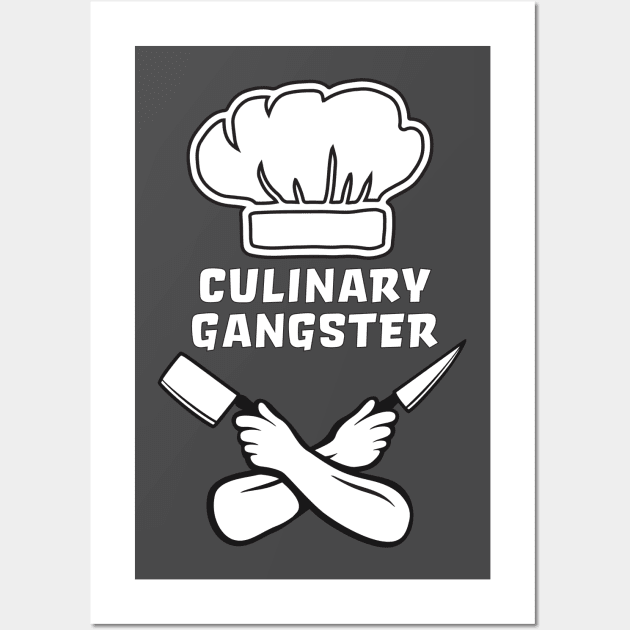 Cooking Chef Culinary Gangster Wall Art by mstory